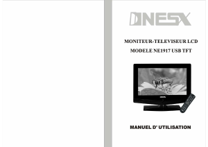 Mode d’emploi NESX NE1917USBTFT Téléviseur LCD