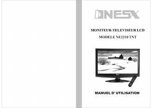 Mode d’emploi NESX NE2210TNT Téléviseur LCD