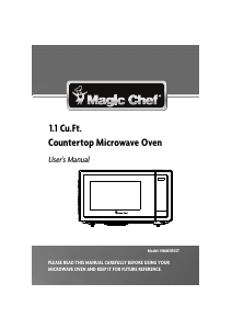 Bruksanvisning Magic Chef HMM1110ST Mikrovågsugn