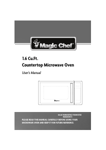 Manual de uso Magic Chef HMM1611B2 Microondas