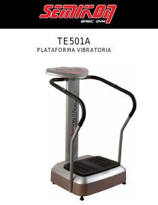 Manual de uso Semikon TE501A Plataforma vibratoria