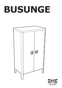 Посібник IKEA BUSUNGE Гардероб