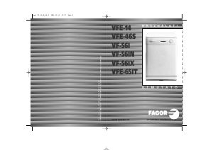 Használati útmutató Fagor VFE-46S Mosogatógép