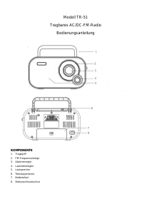 Bedienungsanleitung Denver TR-51 Radio