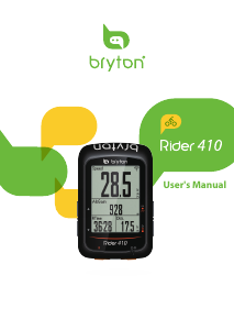 Handleiding Bryton Rider 410 Fietscomputer