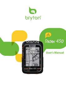 Handleiding Bryton Rider 450 Fietscomputer