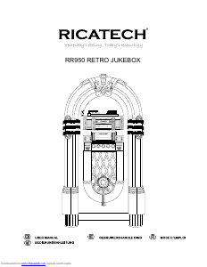 Bruksanvisning Ricatech RR950 Jukebox