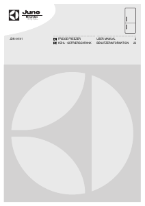 Handleiding Juno-Electrolux JDN44141-R Koel-vries combinatie