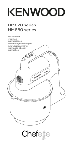 Instrukcja Kenwood HM680 Chefette Mikser ręczny
