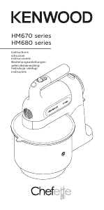 Mode d’emploi Kenwood HM680 Chefette Batteur à main