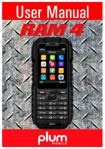 Manual Plum E400 Ram 4 Mobile Phone