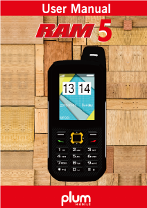 Manual Plum E500 Ram 5 Mobile Phone
