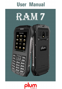 Manual Plum E700 Ram 7 Mobile Phone