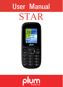 Manual Plum B103 Star Mobile Phone