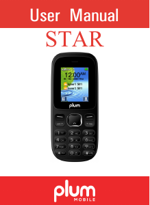 Handleiding Plum B103 Star Mobiele telefoon