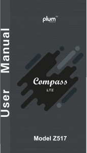 Manual Plum Z517 Compass LTE Mobile Phone