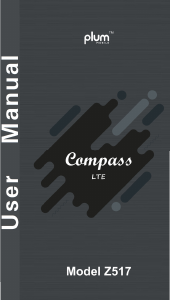 Bruksanvisning Plum Z517 Compass LTE Mobiltelefon