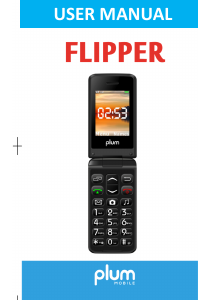 Manual Plum D105 Flipper Mobile Phone