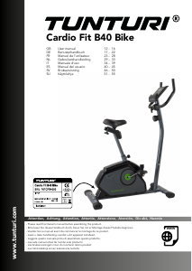 Manual de uso Tunturi Cardio Fit B40 Bicicleta estática