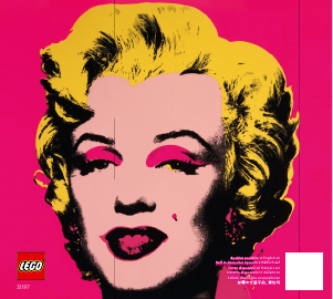 Bruksanvisning Lego set 31197 Art Andy Warhols Marilyn Monroe