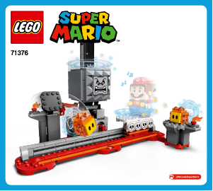 Manual Lego set 71376 Super Mario Thwomp drop expansion set