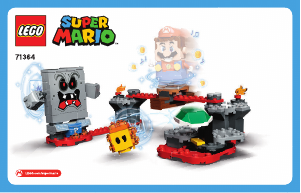 Manual Lego set 71364 Super Mario Whomps lava trouble expansion set