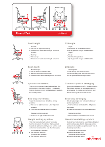 Handleiding Ahrend Zest Bureaustoel