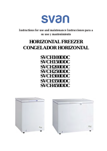 Handleiding Svan SVCH150DDC Vriezer