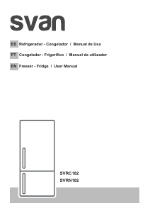 Manual Svan SVRC182 Frigorífico combinado