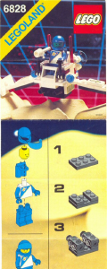 Manual Lego set 6828 Futuron Twin-winged spoiler