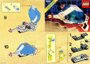 Manuale Lego set 6850 Futuron Auxiliary patroller