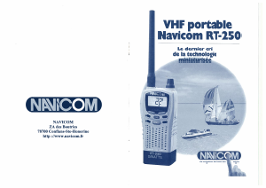 Bruksanvisning Navicom RT-250 Walkie-talkie