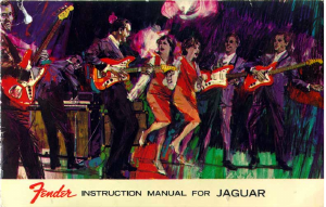 Manual Fender Jaguar Guitar