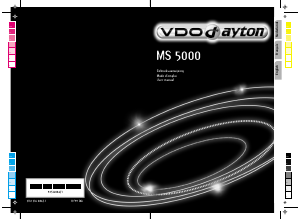 Mode d’emploi VDO Dayton MS 5000 Système de navigation