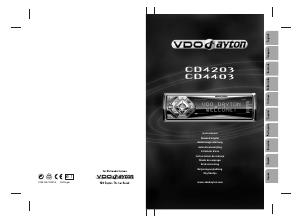Mode d’emploi VDO Dayton CD 4403 Autoradio