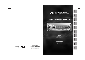 Mode d’emploi VDO Dayton CD 1604 MP3 Autoradio