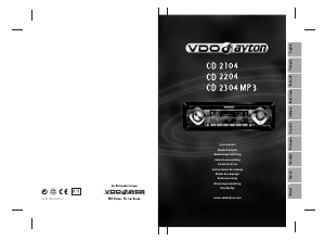Mode d’emploi VDO Dayton CD 2304 MP3 Autoradio