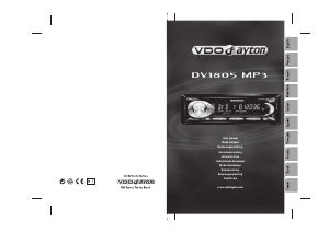 Mode d’emploi VDO Dayton DV 1805 MP3 Autoradio