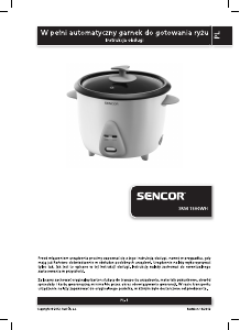 Instrukcja Sencor SRM 1500WH Kuchenka ryżu