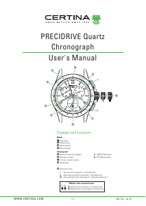 Handleiding Certina Urban C033.234.16.118.00 DS-8 Horloge