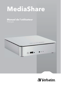 Mode d’emploi Verbatim MediaShare Lecteur multimédia