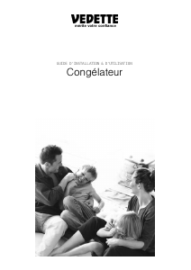 Mode d’emploi Vedette CVS1910 Congélateur
