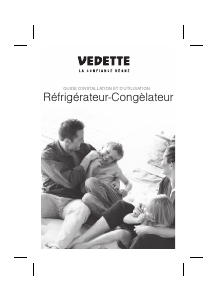 Mode d’emploi Vedette RD308 Réfrigérateur combiné
