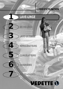 Mode d’emploi Vedette VED1045 Lave-linge