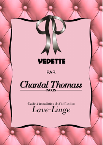 Mode d’emploi Vedette VCT2007 Lave-linge