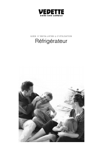 Mode d’emploi Vedette RS217 Réfrigérateur