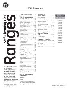 Manual de uso GE CGS985SETSS Cafe Cocina