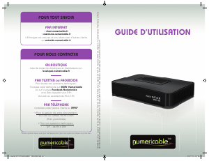 Mode d’emploi Netgear STB1100 (Numericable) Récepteur numérique