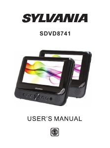 Bruksanvisning Sylvania SDVD8741 DVD spelare
