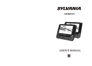 Bruksanvisning Sylvania SDVD8747 DVD spelare